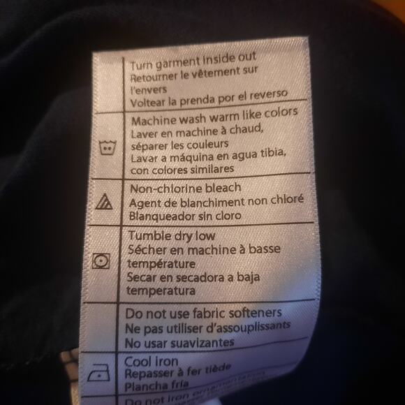 Carhartt NWT Mens Navy Loose Fit Logo Long Sleeve Crew Neck Shirt Size M - Picture 6 of 8